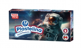 Plastelina szkolna - Kosmos, 12 kolorów