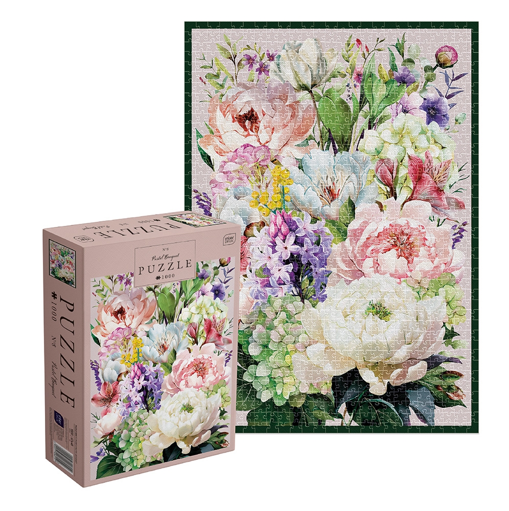 Interdruk, Puzzle 1000: Flowers 8 - Pastel Bouquet