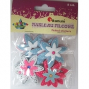 Kwiaty filcowe 8szt.16079K