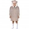 Bluza koc Oversize Miś dla dziecka 7-12 lat