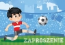 Zaproszenie ZZ-063 Chłopiec piłka (5 szt.)