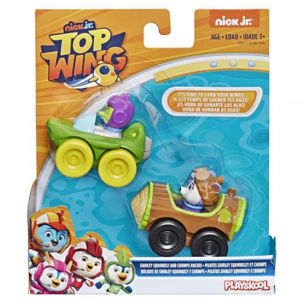 Figurki dwupak Top Wing Racers Shirley i Chomps (E5282/E5817)