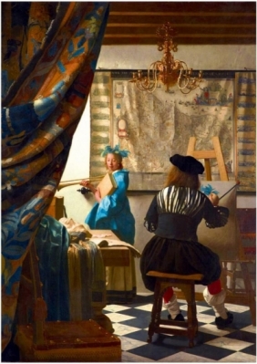 Bluebird Puzzle 1000: Alegoria malarstwa, Johannes Vermeer (60083)