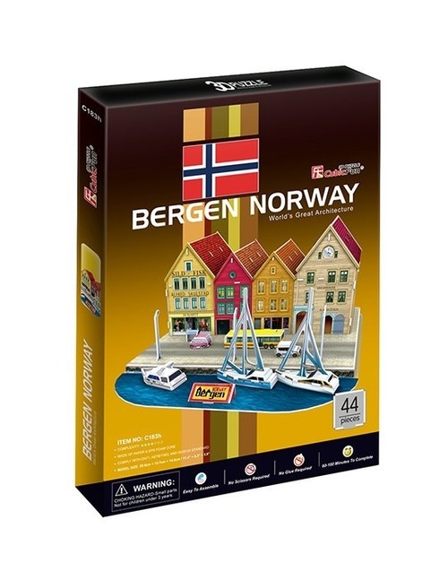 Puzzle 3D: Port w Bergen (C183H)