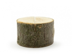 Drewniane podstawki pod wizytówki 3-4cm 6szt