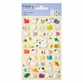 Naklejki wypukłe - Króliki (21838)