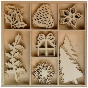Dekoracje drewniane Xmass (414455)