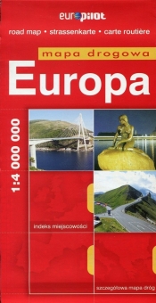 Europa Mapa drogowa 1:4 000 000