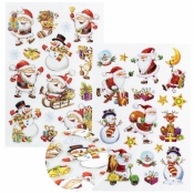 Naklejki wesoły Mikołaj