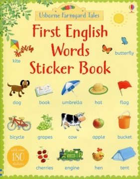 First English Words Sticker Book - Amery Heather