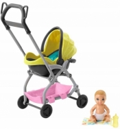 Barbie Skipper: Akcesoria spacerowe z laleczką (FXG94/GFC18)