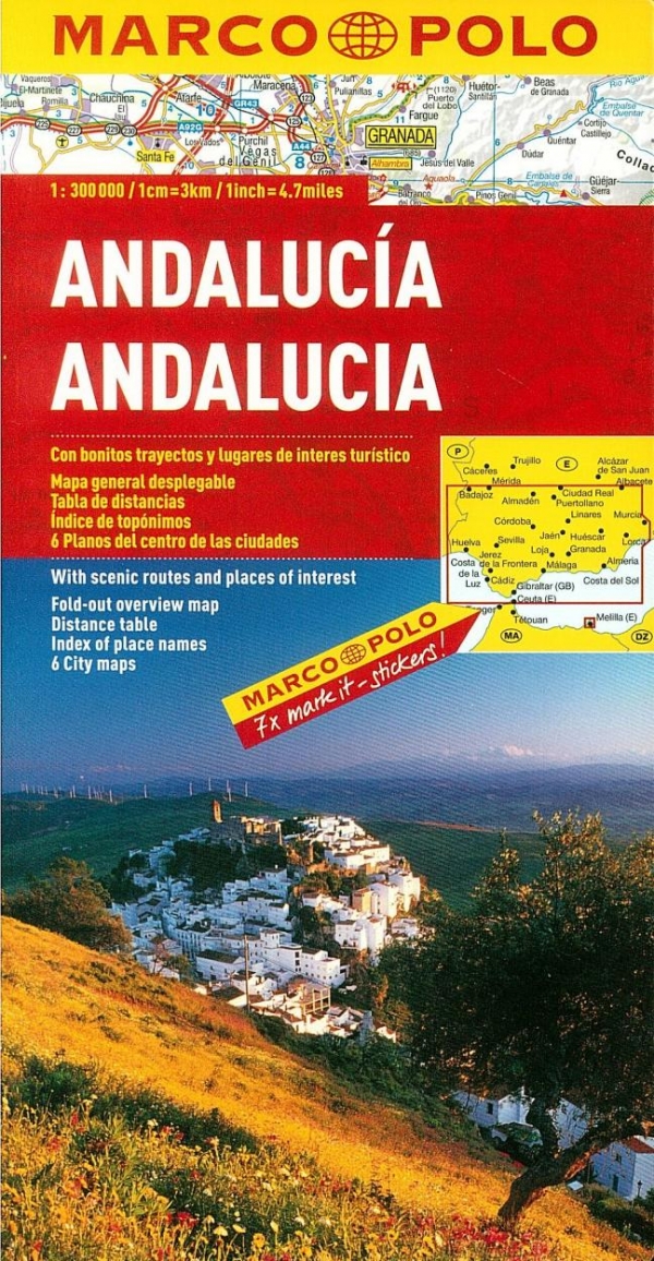 Hiszpania część 7/8 Andaluzja 1:300 000 - mapa Marco Polo