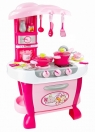 Kuchnia Kitchen Set 31 elementów Światło Dźwięk różowa