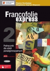 Francofolie express 2 Podręcznik z płytą CD - Supryn-Klepcarz Magdalena, Boutegege Regine
