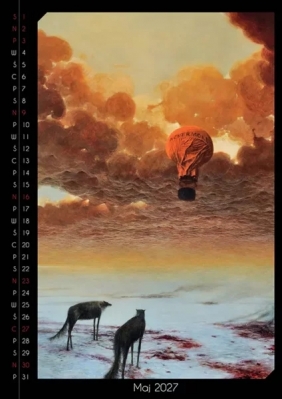 Kalendarz 2027 Beksiński A3 wzór 4 - Bartosz Szymanik