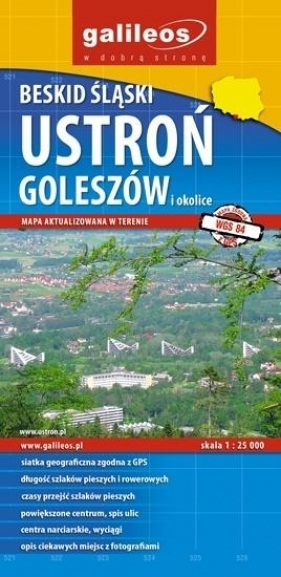 Mapa - Beskid Ślącki: Ustroń, Goleszów i okolice - Opracowanie zbiorowe