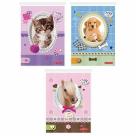 Notes szkolny A6 kratka Pretty Pets (20szt)