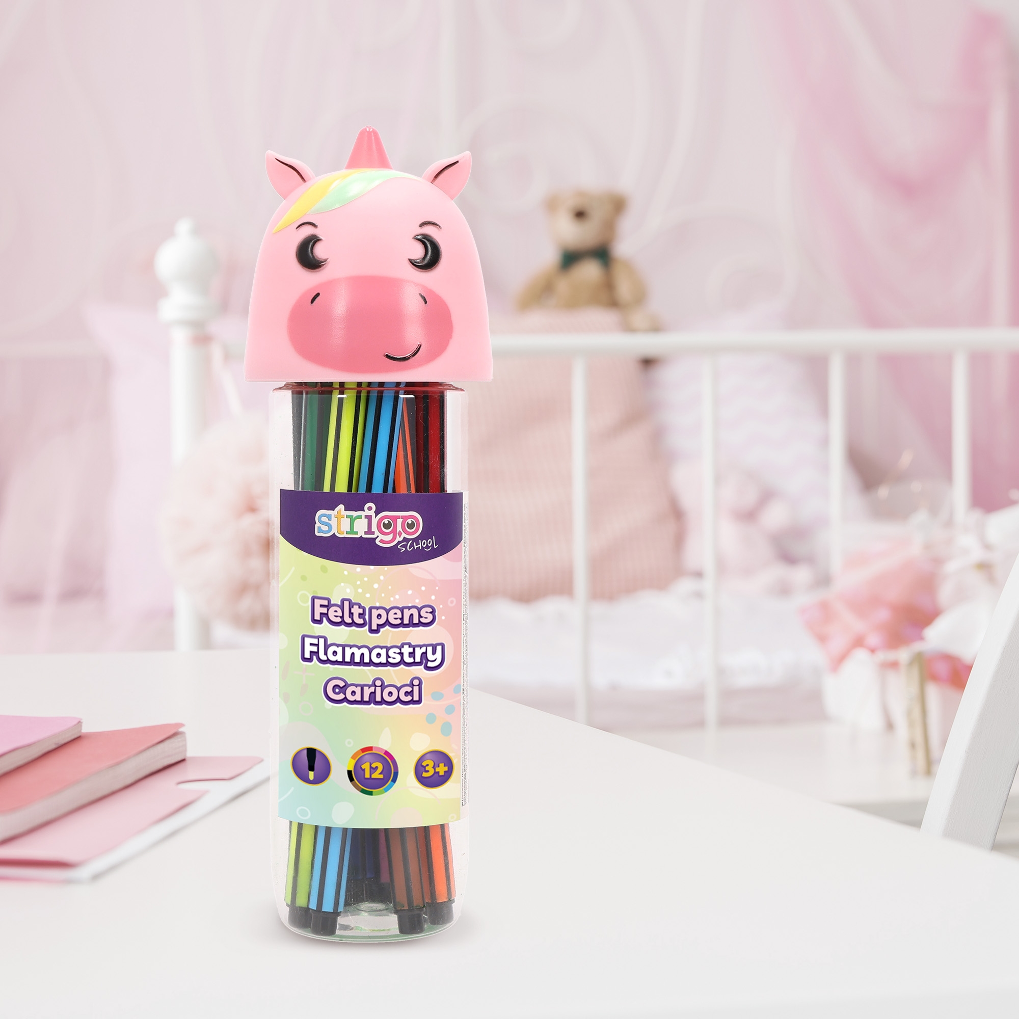 Flamastry Unicorn, 12szt