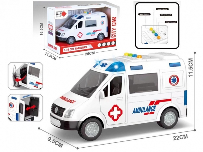Auto ambulans 1:16