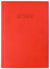 Kalendarz 2022 Dzienny A5 Vivella Czerwony 21D-09