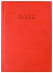 Kalendarz 2022 Dzienny A5 Vivella Czerwony 21D-09