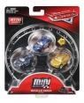 Auta. Mini Racers 3-pak II metaliczny Cruz Ramirez, Zygzak McQueen, Jakson