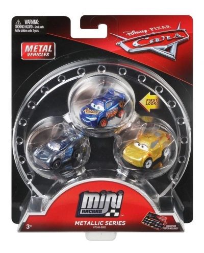 Auta. Mini Racers 3-pak II