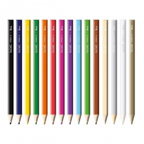 Kredki ołówkowe Tetiski Jumbo, 15 kolorów (KT002-JC)