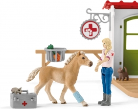 Schleich Farm World, Zakład weterynaryjny ze zwierzętami domowymi (SLH42502)