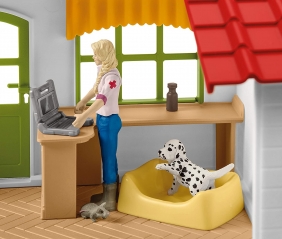 Schleich Farm World, Zakład weterynaryjny ze zwierzętami domowymi (SLH42502)