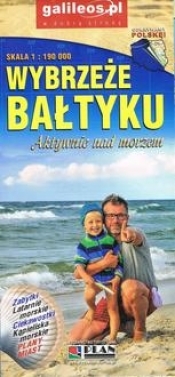 Wybrzeże Bałtyku 1: 190 000 mapa 2024 - Opracowanie zbiorowe