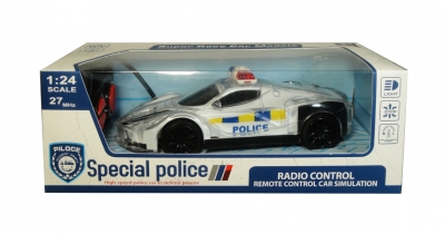 Pojazd auto policyjne sterowane pilotem