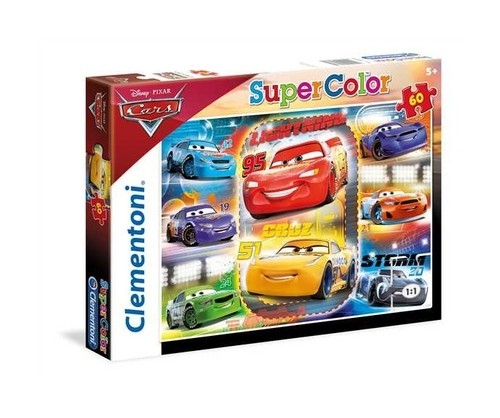 Puzzle SuperColor Auta 60 (26983)