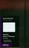 Moleskine 2013 Large Hard Cover Vertical Weekly Planner układ poziomy