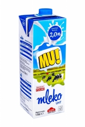 Mleko UHT MU! 2,0% 1 L