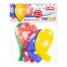 Balon gumowy Godan Premium Hel z nadrukiem 9 5 sztuk mix 330 mm 13cal