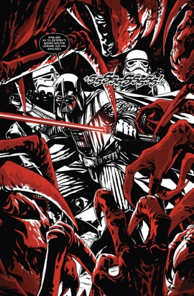 Star Wars. Darth Vader. Czerń, biel i czerwień - Klaus Janson
