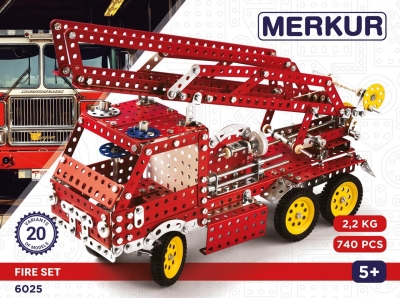 Merkur – Zestaw strażacki, 740 elementów #noage 6025