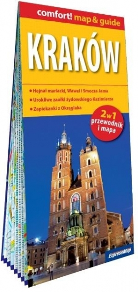 Kraków laminowany map&guide 2w1 - Opracowanie zbiorowe