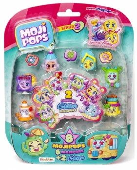 Moji Pops Seria 2. Zestaw - 6 figurek + 2 Glitter (MP02U0301)