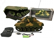 Czołg R/C ze światłem i dźwiękiem zielony