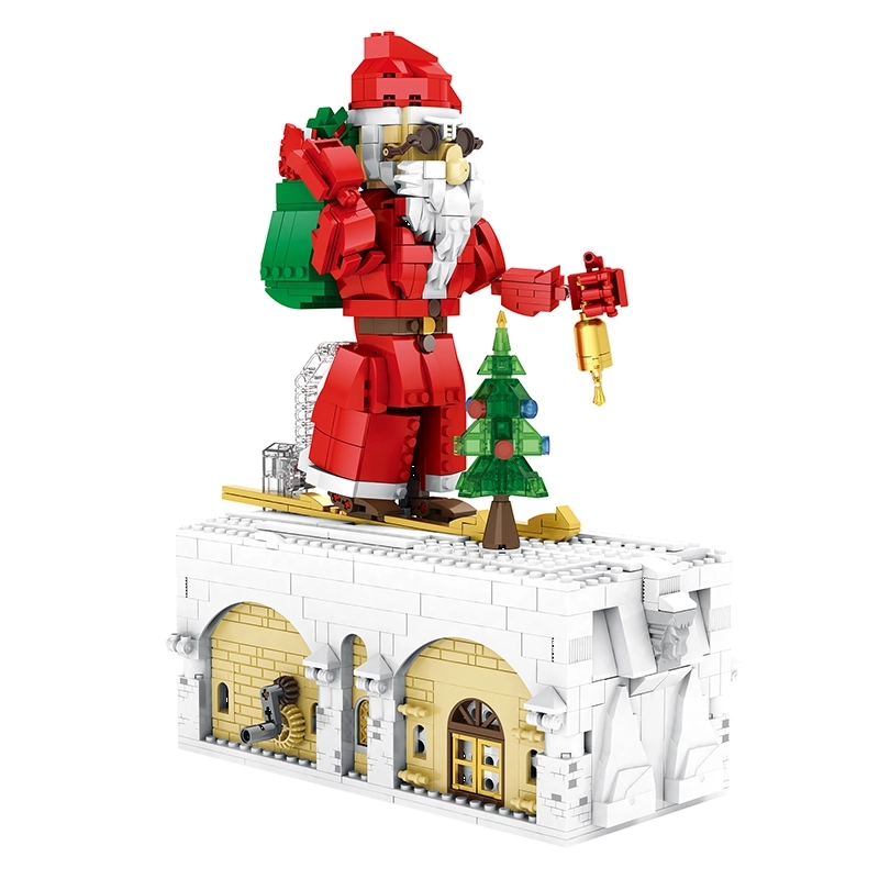 Klocki REOBRIX 66001 Nadchodzi Święty Mikołaj (1038 elementów)