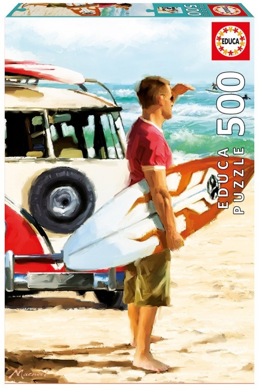 Puzzle 500 elementów Surfer (17084)