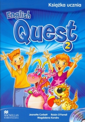 English Quest 2 Książka ucznia + 2CD - Corbett Jeanette, O'Farrell Roisin, Kondro Magdalena