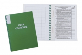 Teczka do akt osobowych Warta ABCD zadrukowana A4 - zielony 250 g 230 mm x 310 mm (1824-339-080)