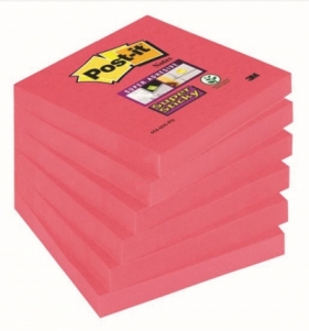 Notes samoprzylepny Post-It 654-6SS-Po różowy 90 k. 7,6 x 7,6 cm (70005198125)