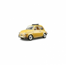 Bburago, Fiat 500L 1968 Yellow 1:24 (18-22099)