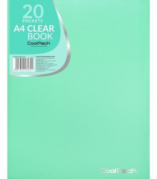 Teczka A4 Clear Book Pastel - miętowa (81841CP)