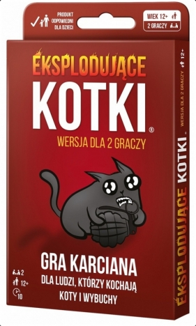 Eksplodujące Kotki: Wersja dla 2 graczy - Elan Lee, Matthew Inman