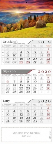 Kalendarz 2020 Trójdzielny W Beskidach CRUX